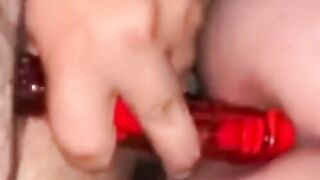 Cockwhore Sitting on Mexican Dick Begging for DP