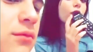 EJACULATION FACIALE SUR SNAPCHAT !