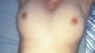 mom says: “WHAT, I AINT ON PILL” as stepson cums in her