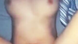 mom says: “WHAT, I AINT ON PILL” as stepson cums in her