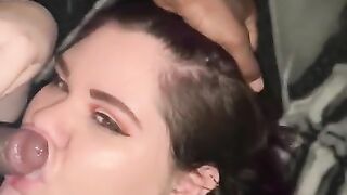 Tinder Date Gets her Face FUCKED!!!!