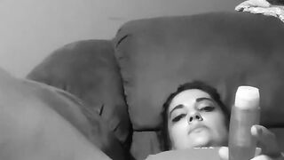 Girl has her Cum Drip out of Pussy from Vibrator