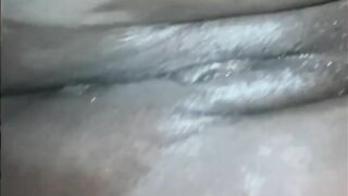 SQUIRTING ALL OVER MY BIG BLACK DICK ????