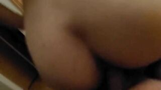 Tight Korean Girlfriend Rides My Fat Cock