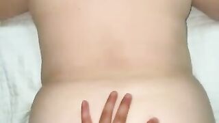 Chubby slut fucked POV while her boyfriend next to us