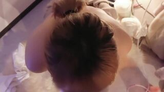 ＃２ / ディルドオナニーの後はちんこと生SEXで絶頂.ASMR