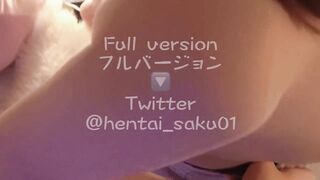 ＃２ / ディルドオナニーの後はちんこと生SEXで絶頂.ASMR