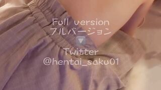 ＃２ / ディルドオナニーの後はちんこと生SEXで絶頂.ASMR
