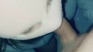Ski mask blowjob