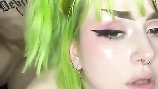 Goth Bitch hardcore anal lingerie