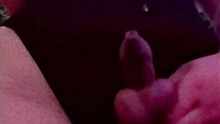Thick trans playing with girl dick