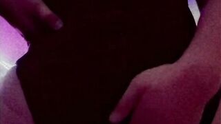 Thick trans playing with girl dick