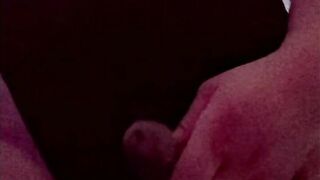 Thick trans playing with girl dick
