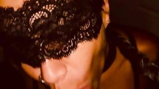 Gigi gives Osej a hot blowjob