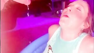 PAWG gets Pissed On