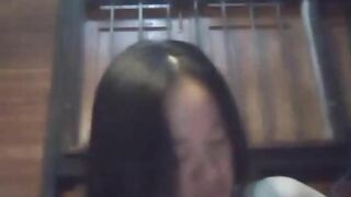 Asian girl at home alone and bored masturbates 13