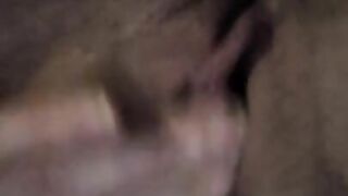 Pawg Milf quickly masturbating in the hall