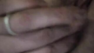 Pawg Milf quickly masturbating in the hall