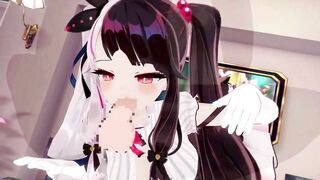 Rena at night just has flirting sex