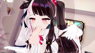 Rena at night just has flirting sex