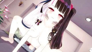 Rena at night just has flirting sex
