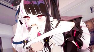 Rena at night just has flirting sex