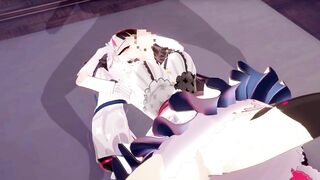 Rena at night just has flirting sex