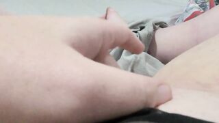 My wife fingering her pussy - shaking orgasm