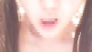 Speak kinky words while masturbating swimwear Part  ２ パイパンオナニー コスプレで淫語で誘ってくる 後編