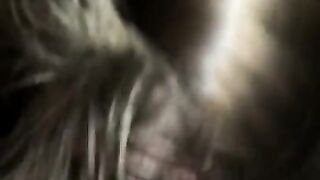 Pregnant Girlfriend gives blowjob