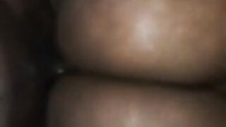 Hot Ebony riding big dick