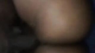 Hot Ebony riding big dick