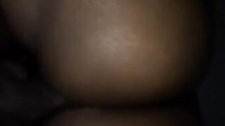 Hot Ebony riding big dick