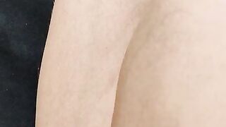 Beautiful legs near the water. But what is it there?