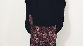 Hot Muslim wife dancing and showing her wide open ass and pussy on camera مثير جدا ????