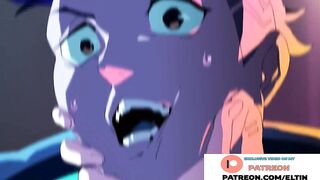 LUCY CYBERPUNK BLOWJOB AND SWALLOWS CUM DAVID | BEST CYBERPUNK HENTAI ANIMATIONS 60FPS