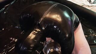 Male Slave in Latex and Heavy Bondage gets HUMILIATED by BBW FEMDOM Nova Starlust