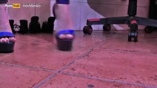 Mistress Shows off Some High Heels with Her Soft and Eager Feet!
