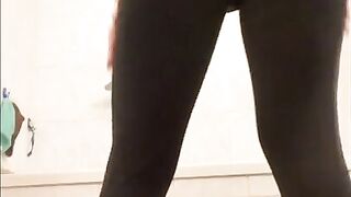 I undress after gym - look at my nice ass