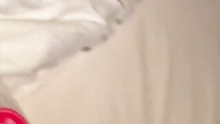 Pegging his ass hard