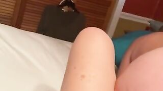 Pegging his ass hard