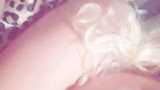 Horny little kitten wakes you up with her moans