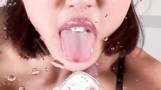 POV: Asian Slut Nicole Doshi Squirting & Creaming Over Dildo