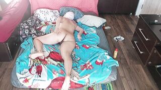 Sensual Massage of a Hot Amateur Couple with Oil on the Body.