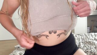 Humping Stepbrother's Dick with my Big Ass he Cumshot Fast - extasy