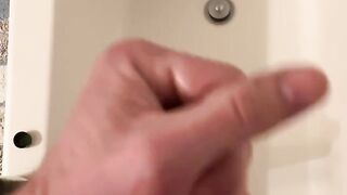 Hands free cumshot with Avocado Oil