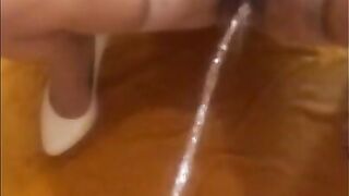 Compilation of petite slut peeing and being peed on