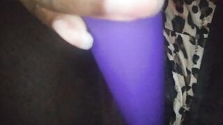Pussy Play in crotchless panties