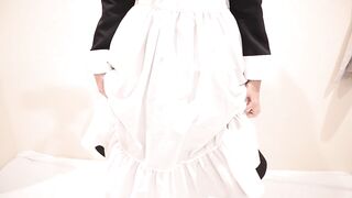 【素人】日本のメイドがご主人様を想いながらオナニーしちゃう♡