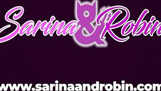 SARINAANDROBIN - Goth Pussy Vs Fuck Machine Challenge